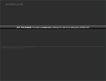 Tablet Screenshot of analed.com